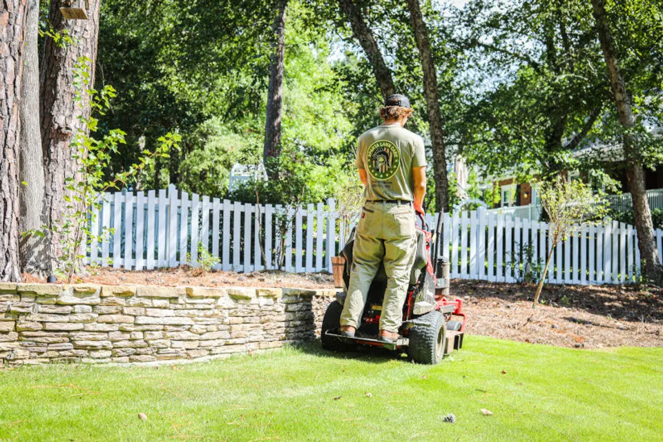 Clean curb appeal after lawn and landscape cleanup